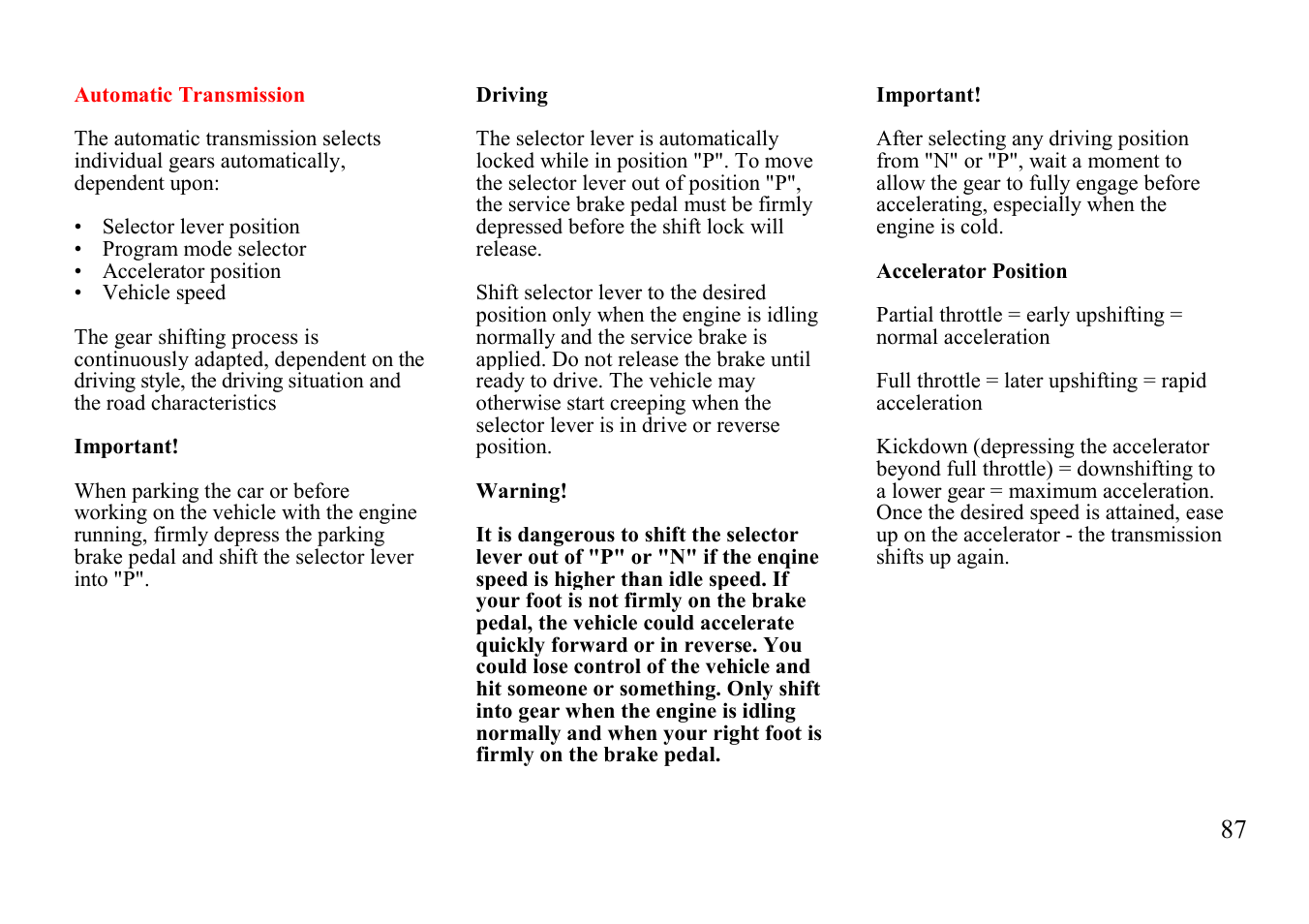 Mercedes-Benz E 320 Wagon 1999 Additions to Manual User Manual | Page 37 / 50