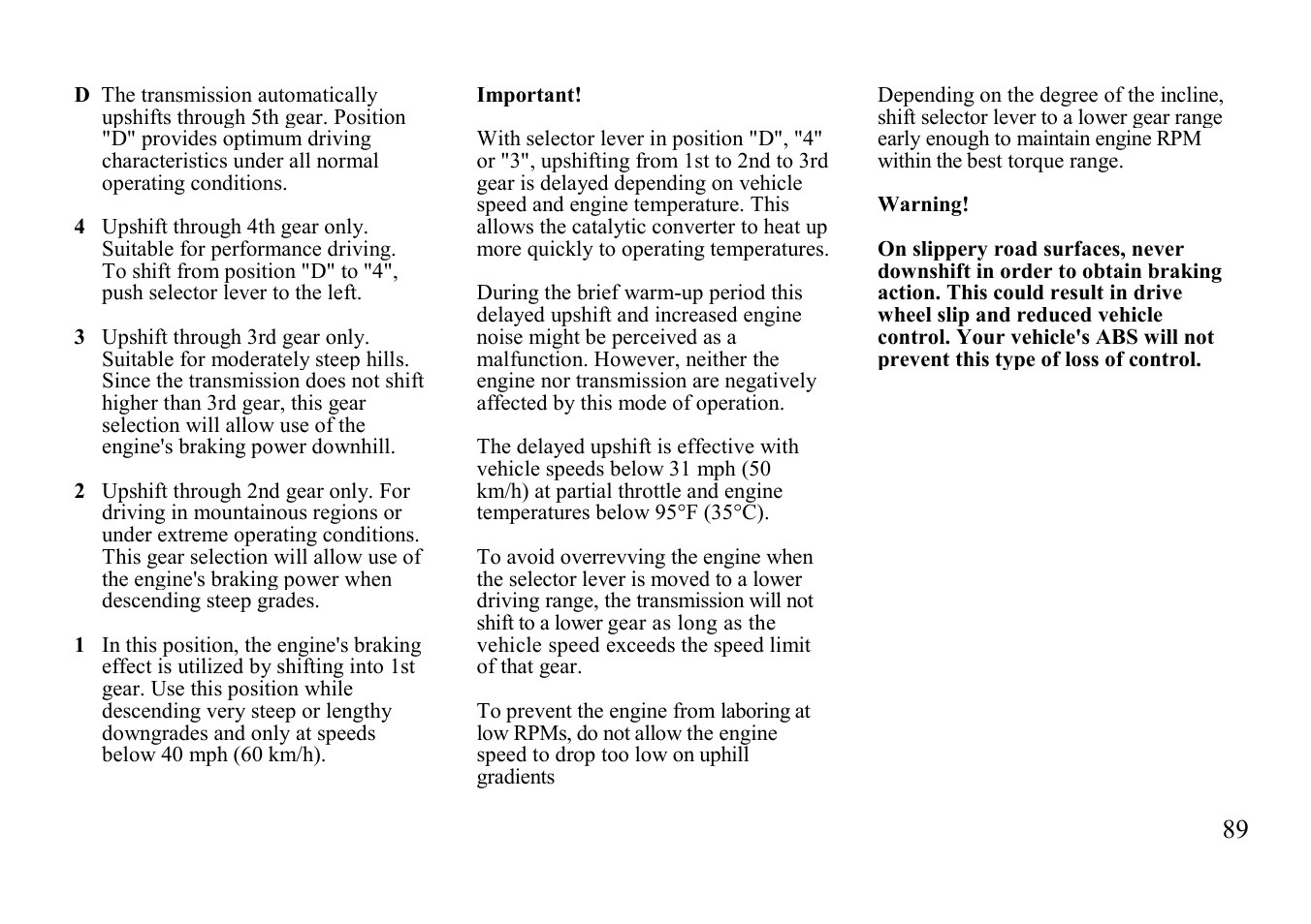 Mercedes-Benz E 320 Wagon 1999 Additions to Manual User Manual | Page 39 / 50