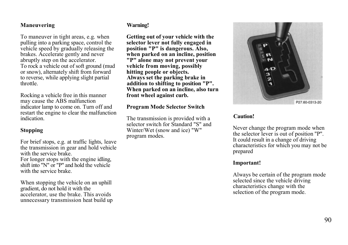 Mercedes-Benz E 320 Wagon 1999 Additions to Manual User Manual | Page 40 / 50
