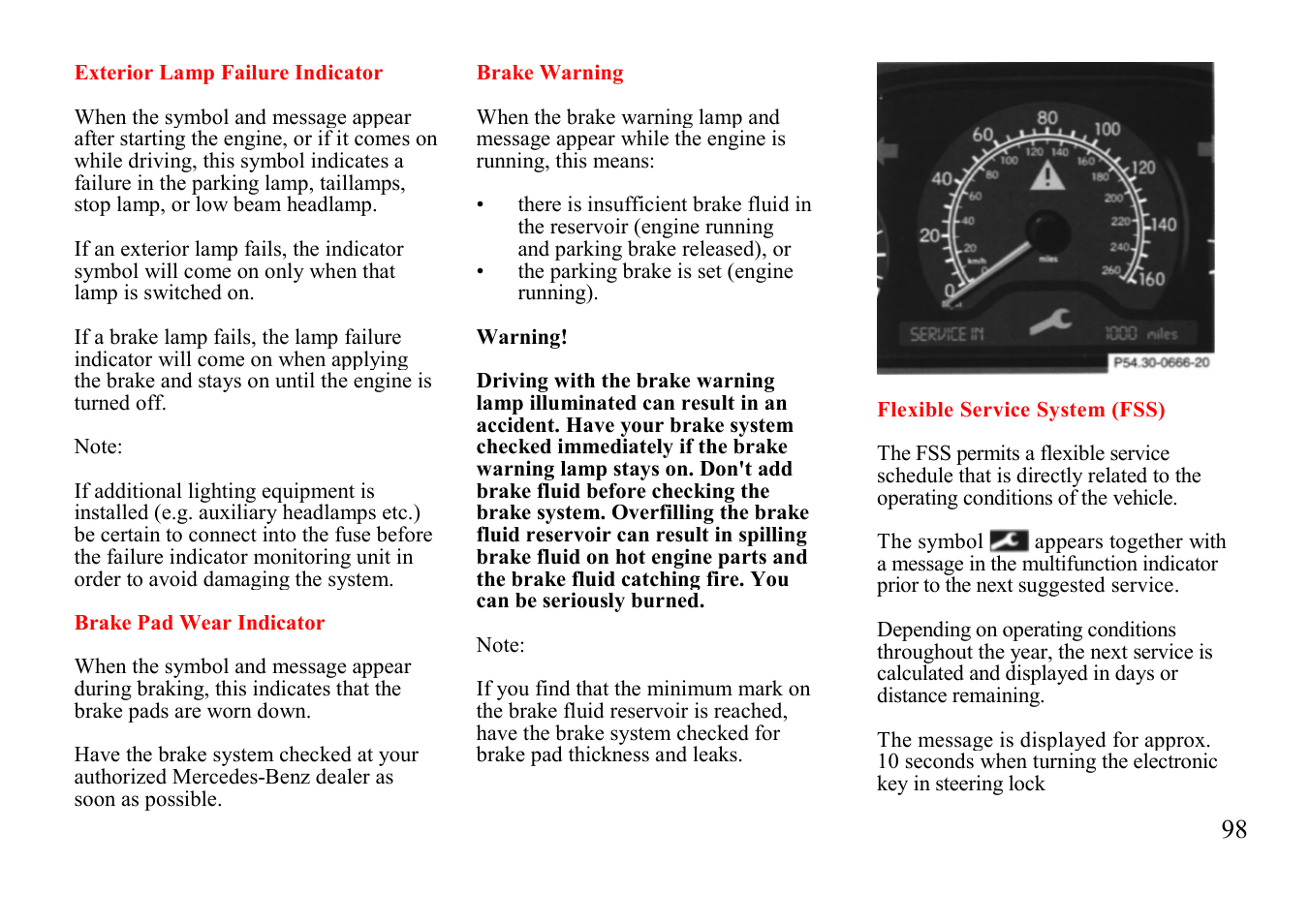 Mercedes-Benz E 320 Wagon 1999 Additions to Manual User Manual | Page 48 / 50
