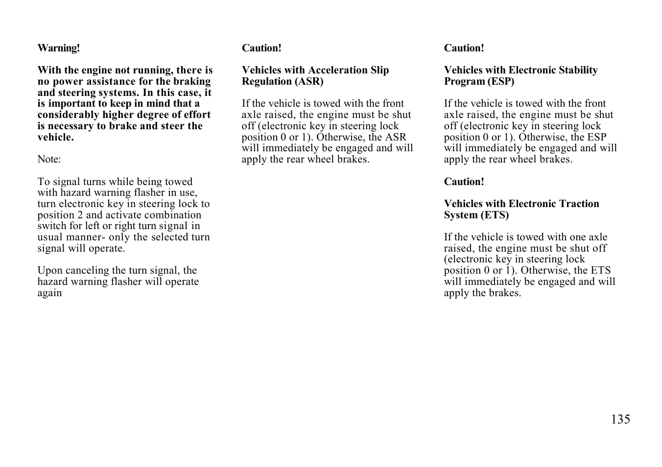 Mercedes-Benz E 320 Wagon 1999 ASR User Manual | Page 35 / 68