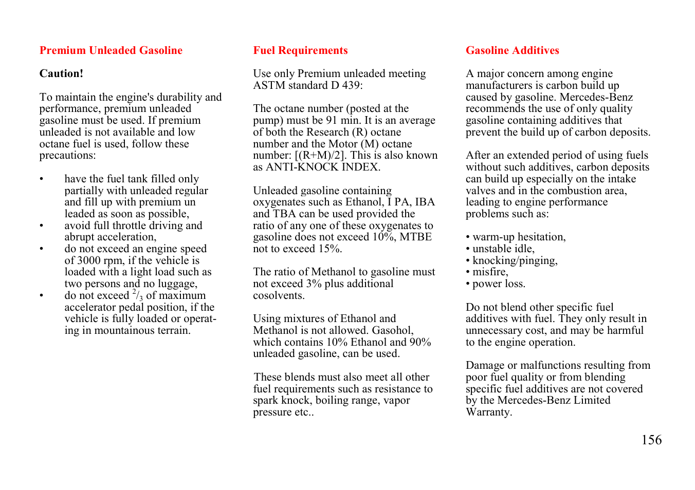 Mercedes-Benz E 320 Wagon 1999 ASR User Manual | Page 56 / 68