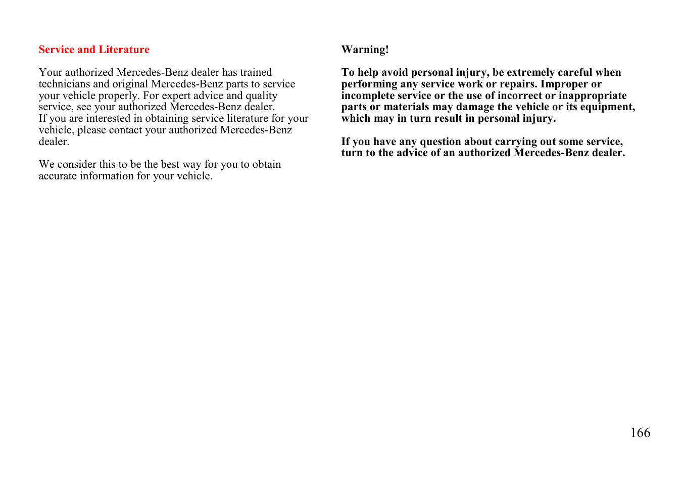 Mercedes-Benz E 320 Wagon 1999 ASR User Manual | Page 66 / 68