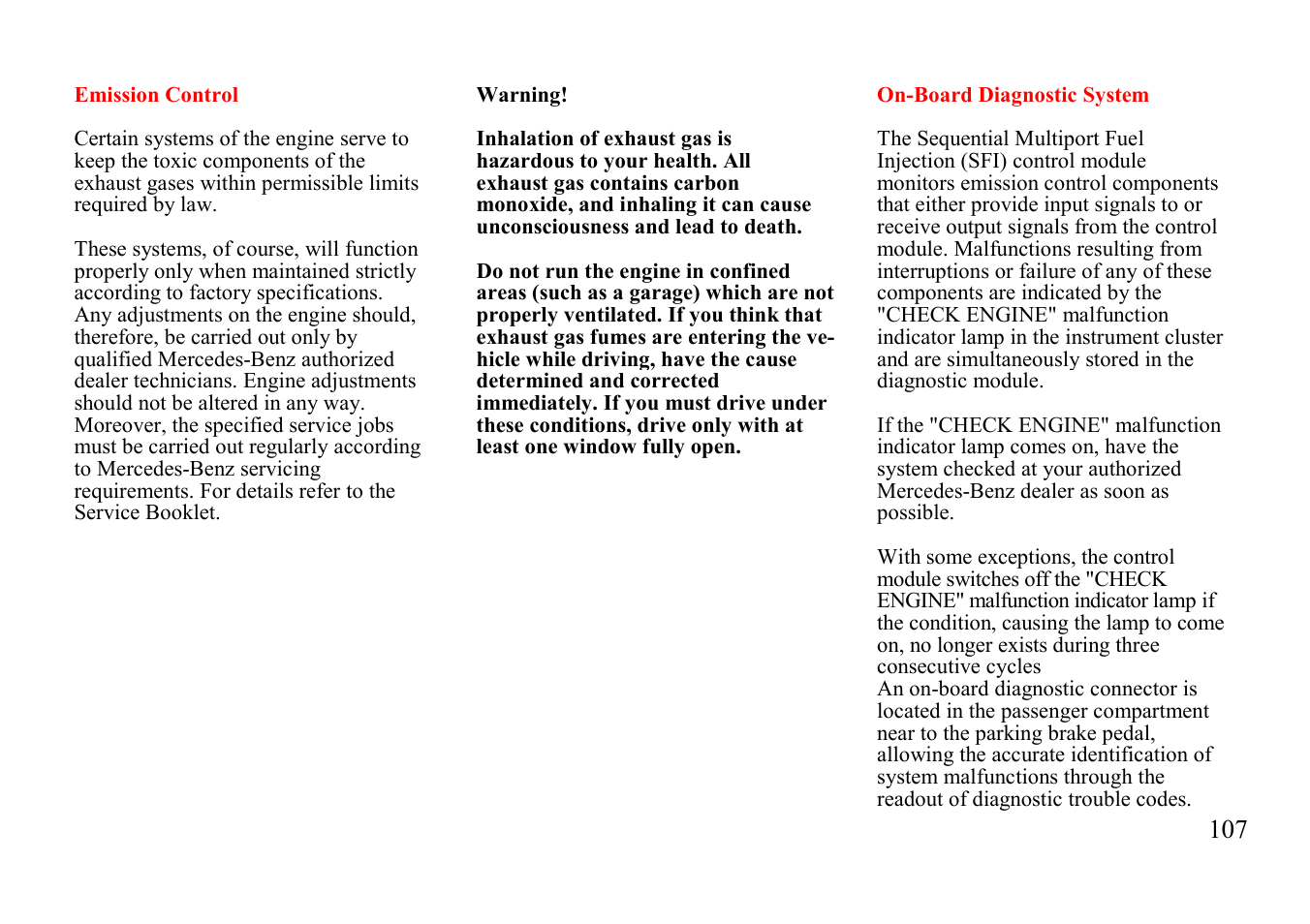 Mercedes-Benz E 320 Wagon 1999 ASR User Manual | Page 7 / 68