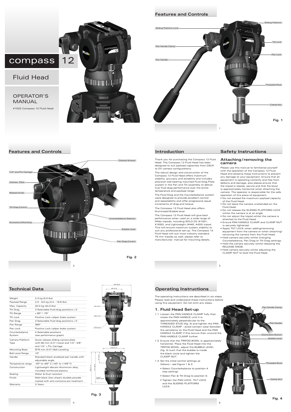 Miller Compass 12 User Manual | 2 pages