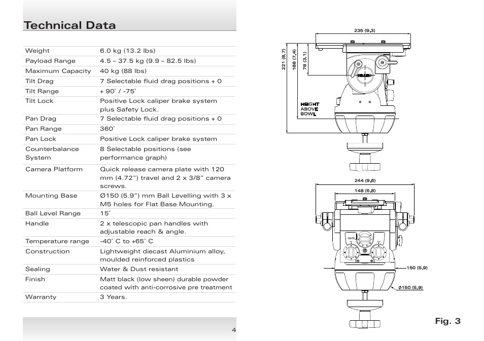 Technical data, Fig. 3 | Miller Skyline 70 User Manual | Page 5 / 12