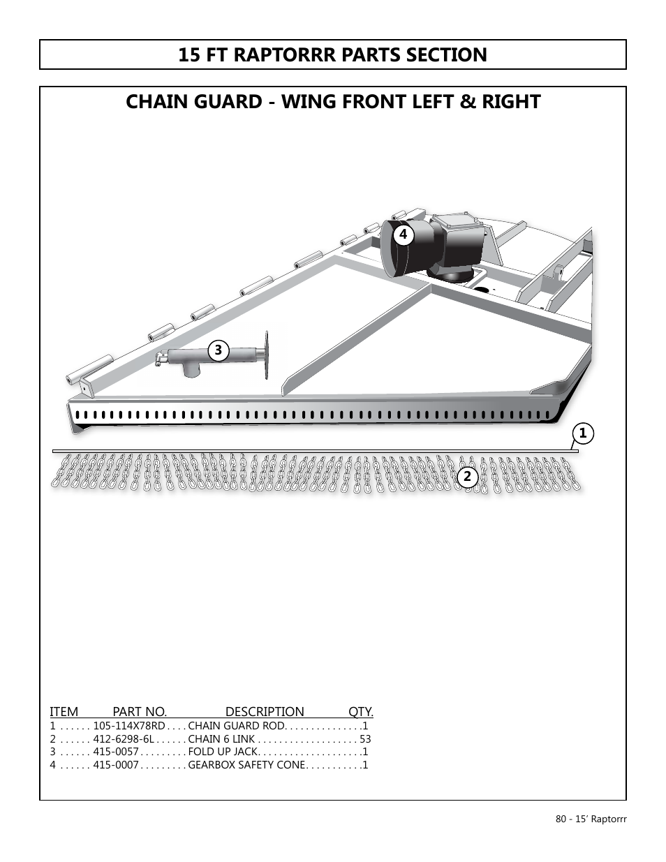 Modern AG 15' Raptor User Manual | Page 80 / 99