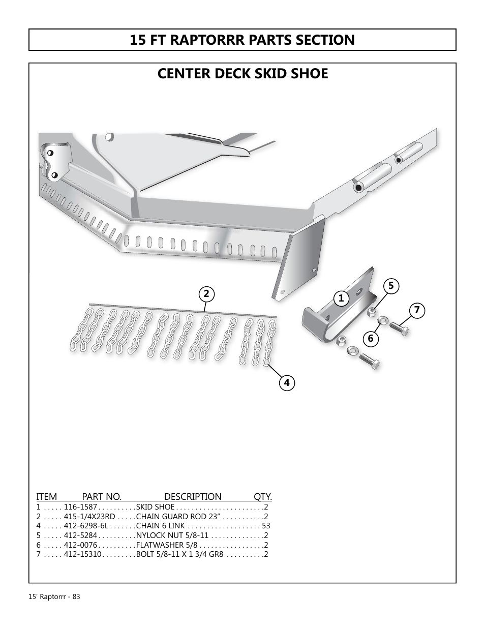 Modern AG 15' Raptor User Manual | Page 83 / 99