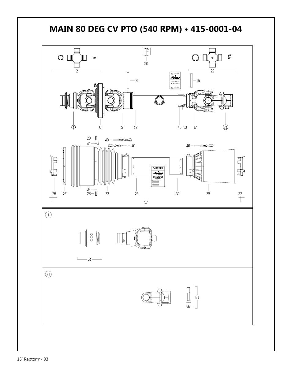 Modern AG 15' Raptor User Manual | Page 93 / 99