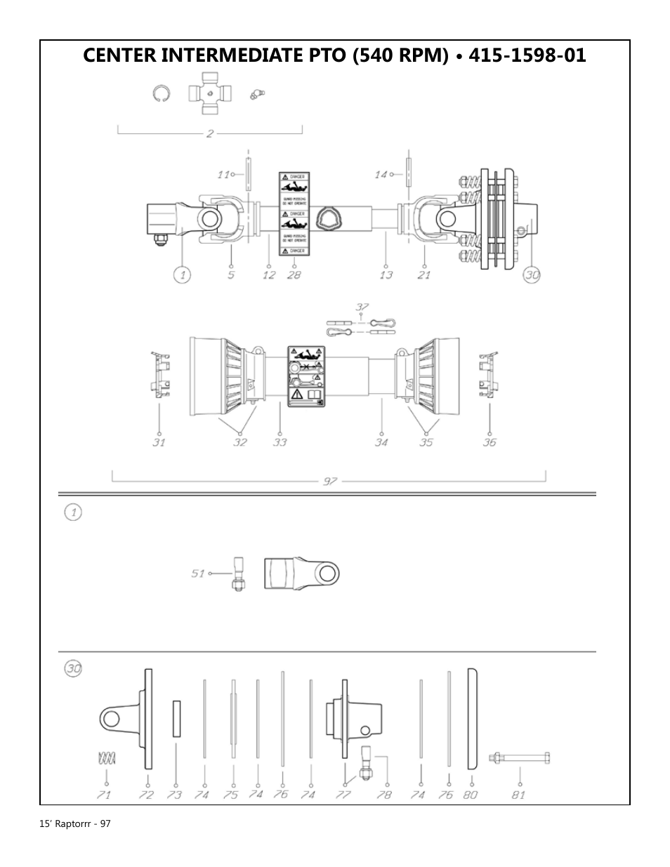 Modern AG 15' Raptor User Manual | Page 97 / 99