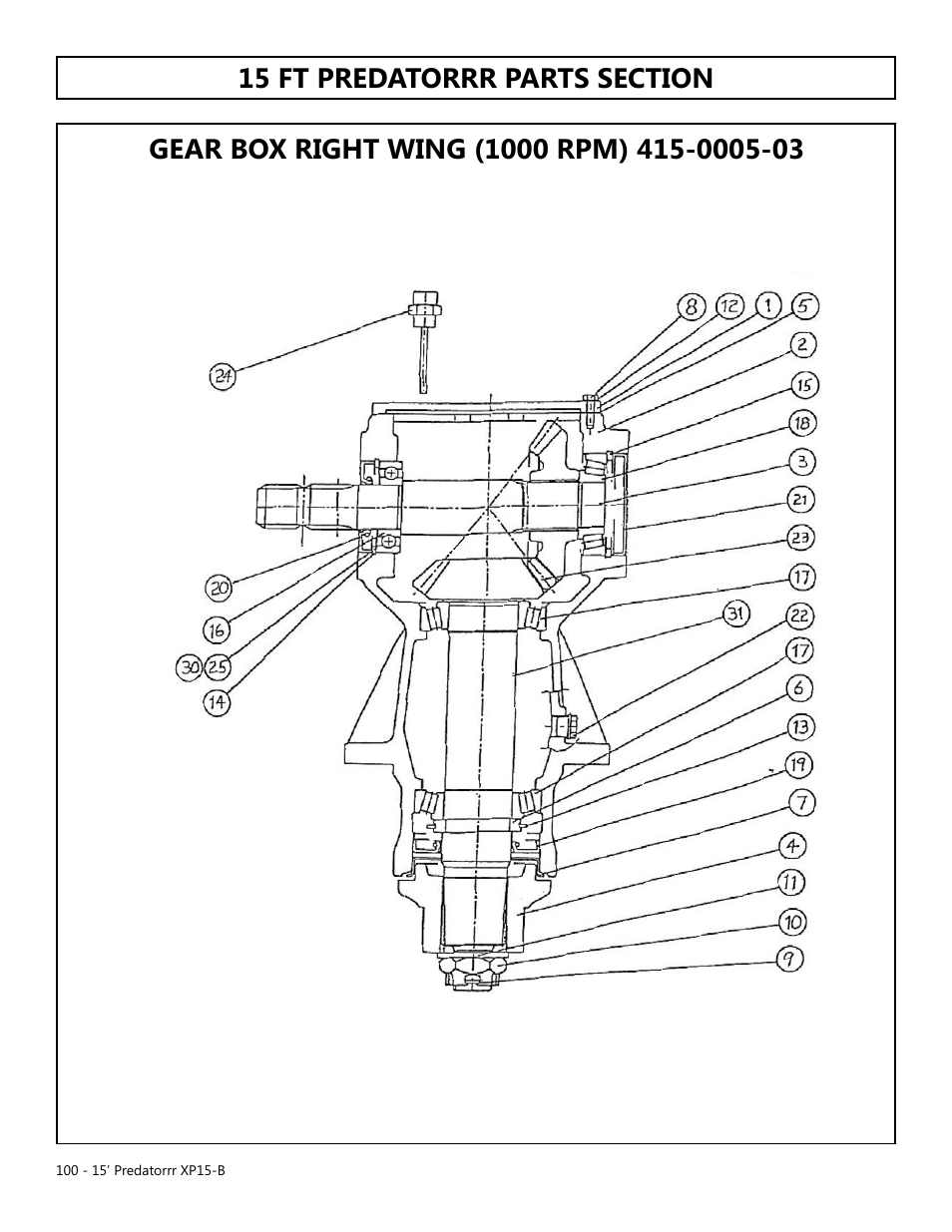 Modern AG 15' Predator - Bondioli User Manual | Page 100 / 111