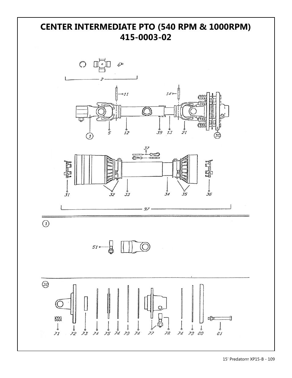 Modern AG 15' Predator - Bondioli User Manual | Page 109 / 111