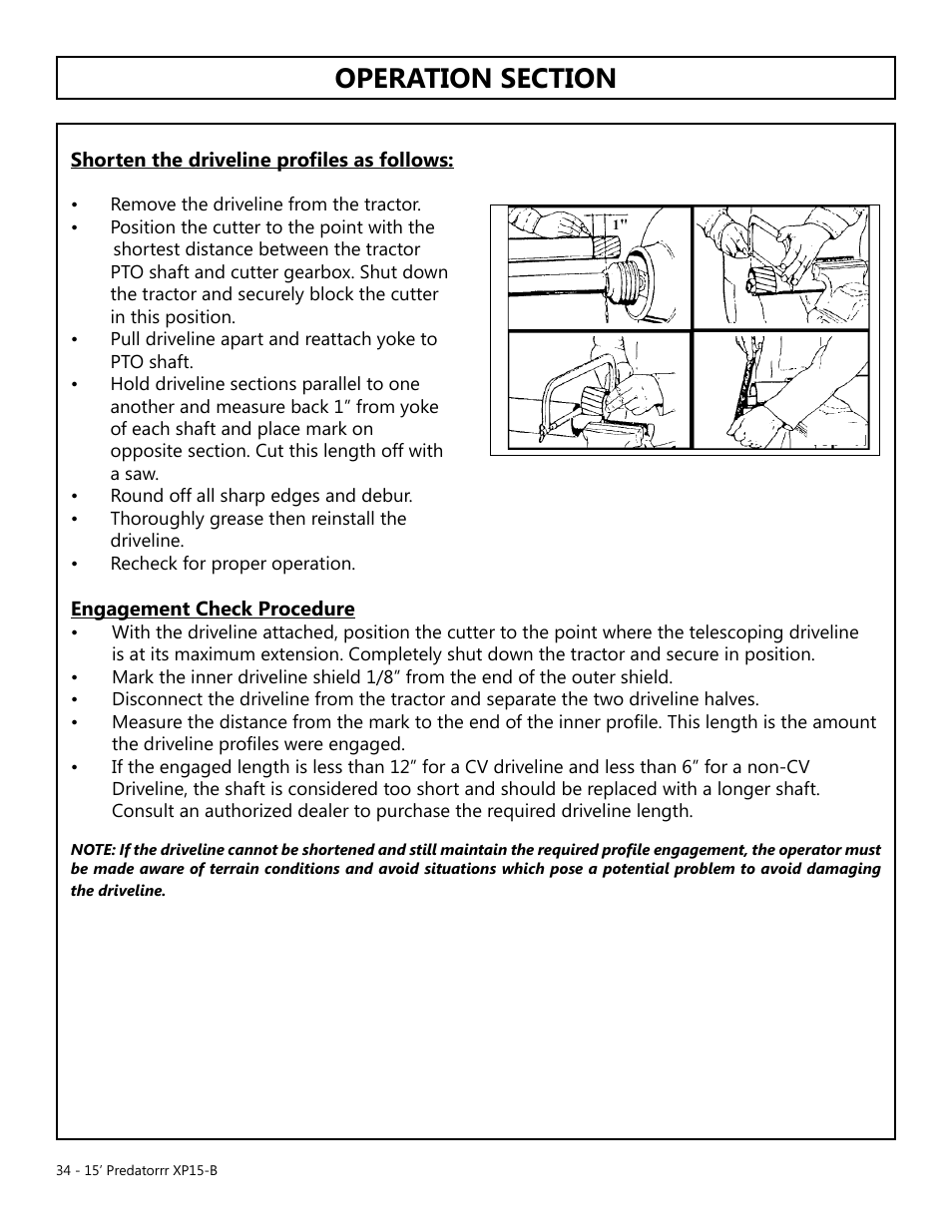 Operation, Opera tion | Modern AG 15' Predator - Bondioli User Manual | Page 34 / 111