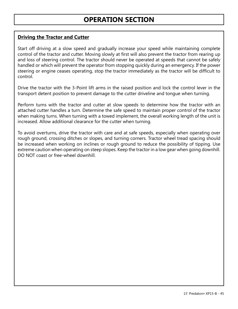 Modern AG 15' Predator - Bondioli User Manual | Page 45 / 111