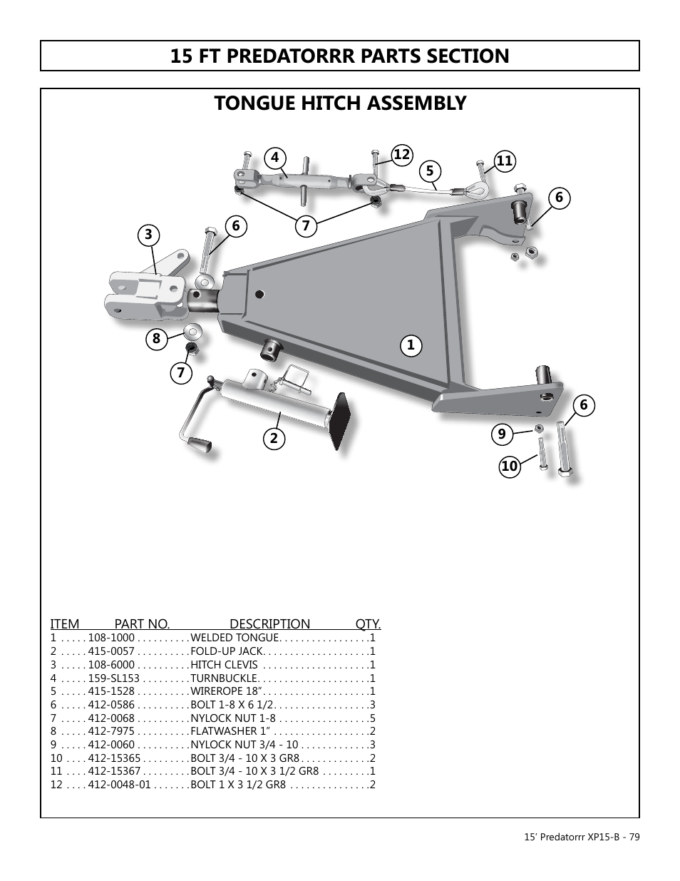 Modern AG 15' Predator - Bondioli User Manual | Page 79 / 111