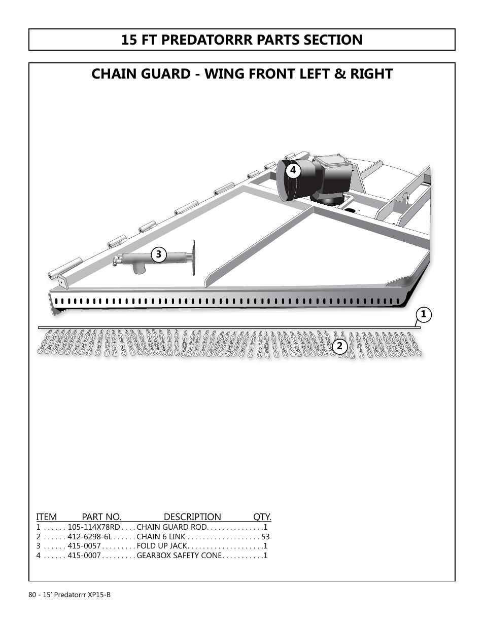 Modern AG 15' Predator - Bondioli User Manual | Page 80 / 111