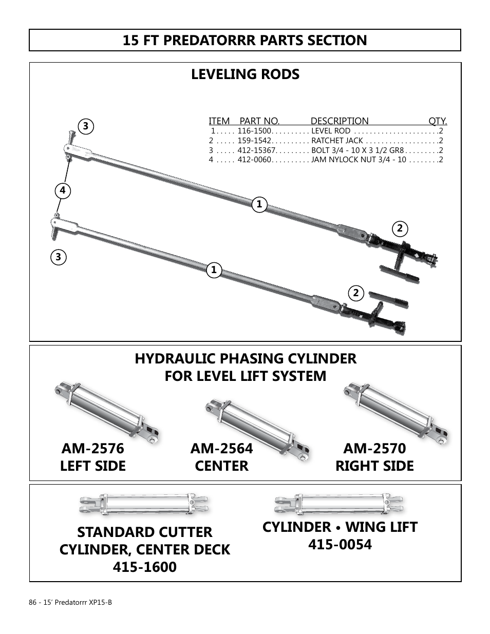 Modern AG 15' Predator - Bondioli User Manual | Page 86 / 111