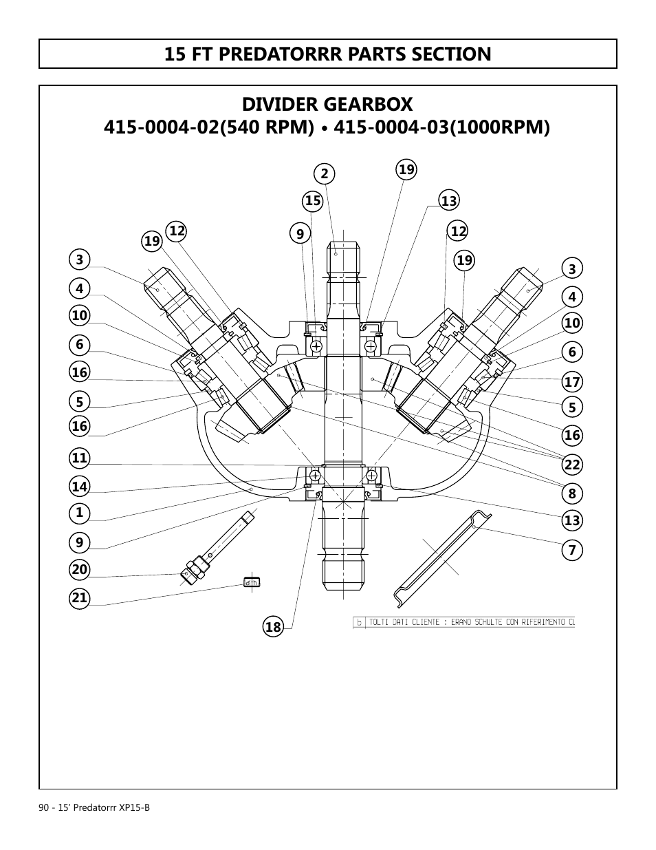 Modern AG 15' Predator - Bondioli User Manual | Page 90 / 111