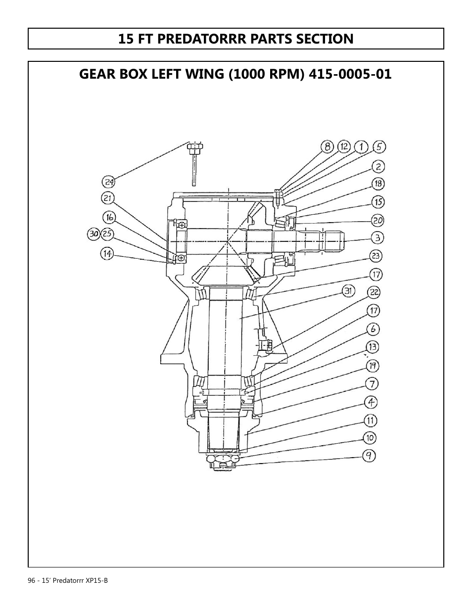 Modern AG 15' Predator - Bondioli User Manual | Page 96 / 111