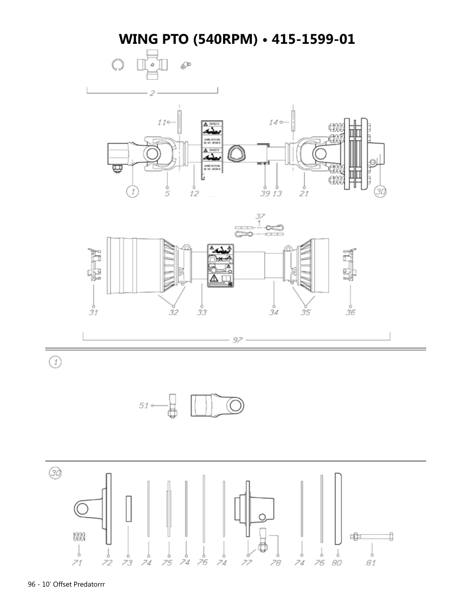 Modern AG 10' Offset Flex Predator User Manual | Page 96 / 101