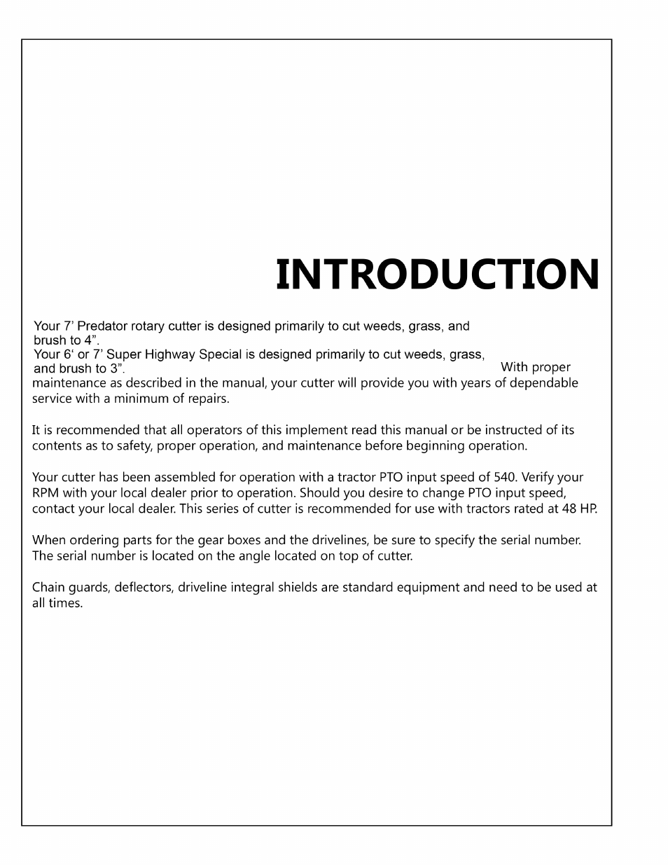 Modern AG 7' Predator User Manual | Page 2 / 79