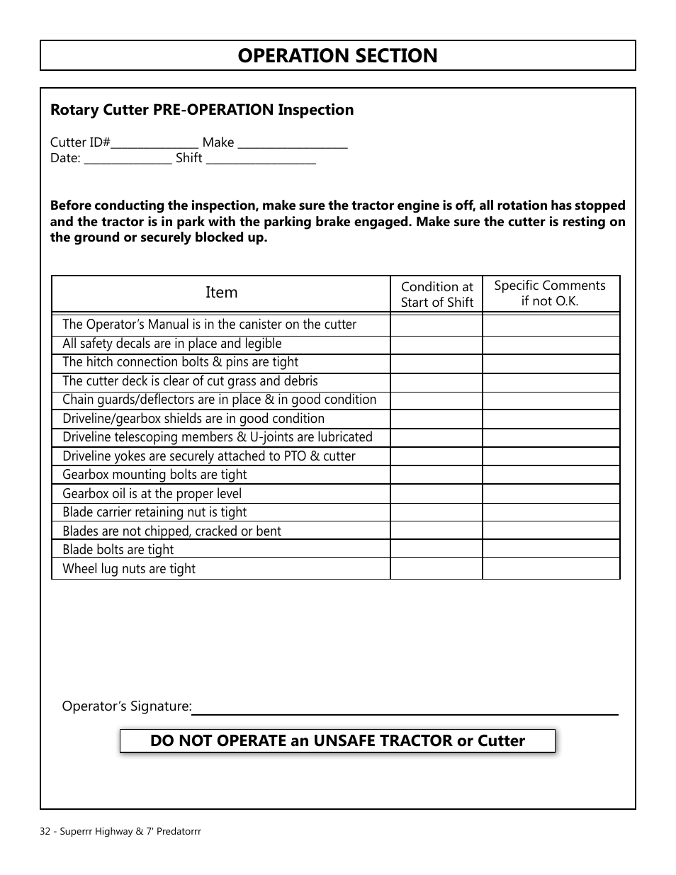 Modern AG Super Highway Special User Manual | Page 32 / 79