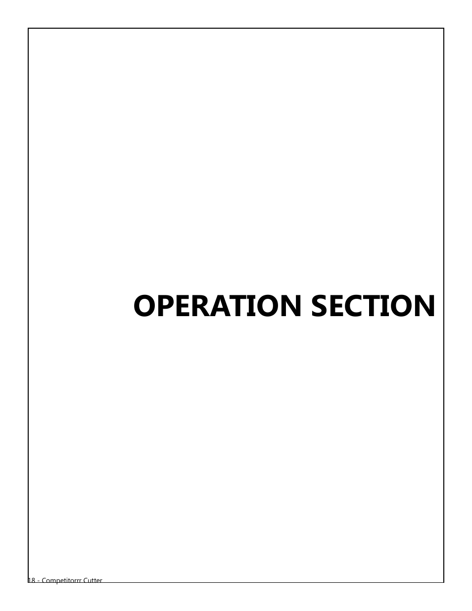 Modern AG Competitor User Manual | Page 18 / 69