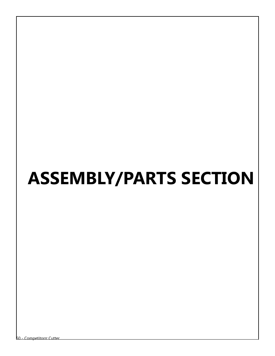 Modern AG Competitor User Manual | Page 50 / 69
