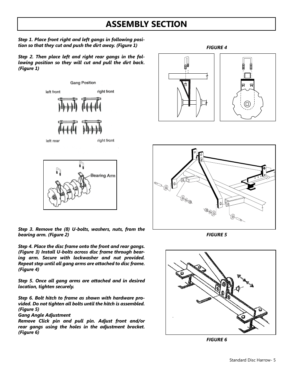Modern AG Disk Harrow User Manual | Page 5 / 11