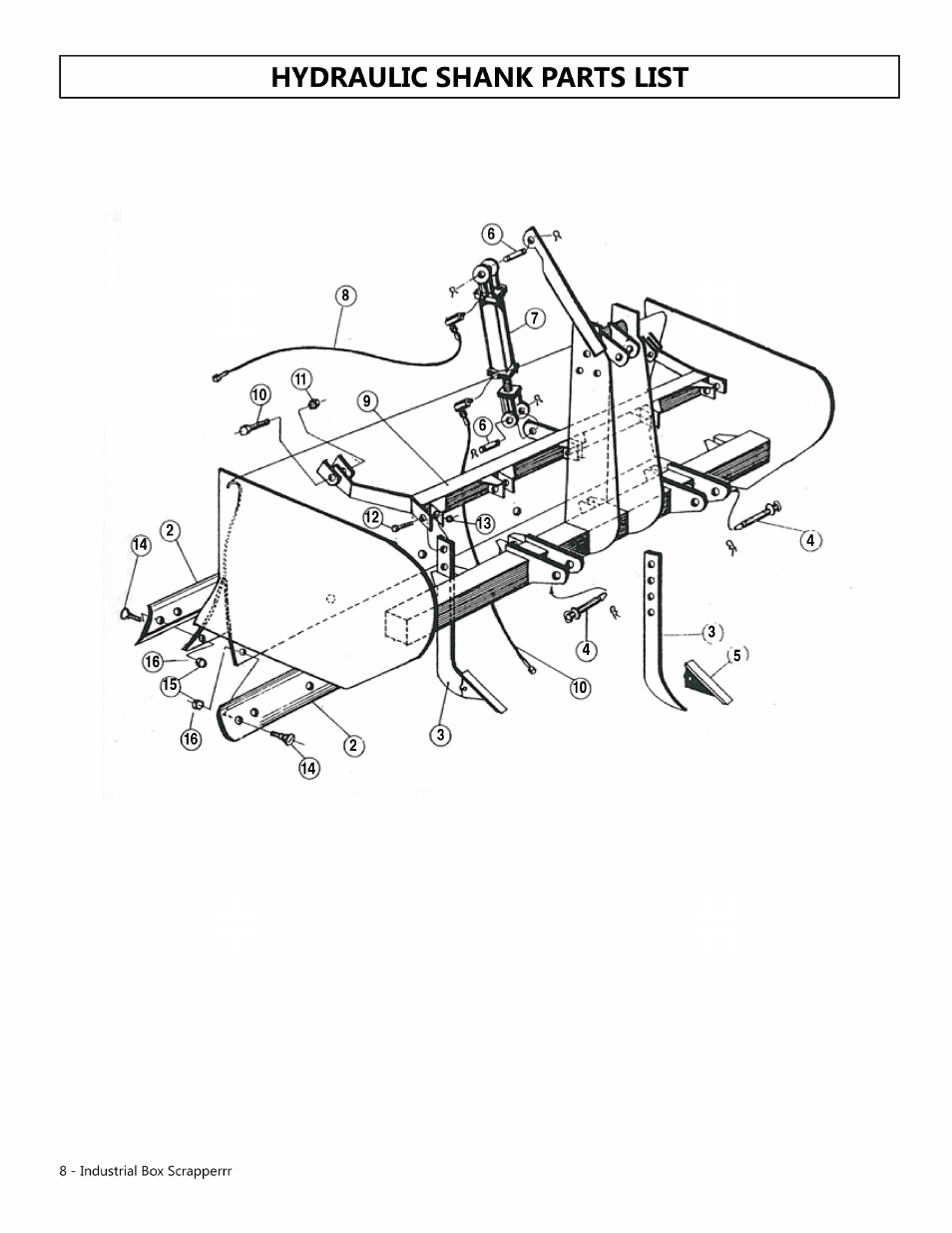 Modern AG Industrial Box Scraper User Manual | Page 8 / 15