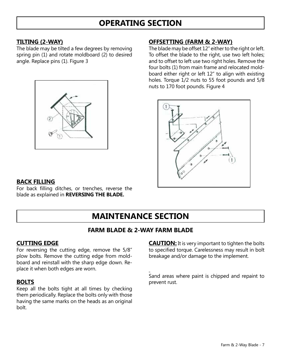 Modern AG Farm Blade User Manual | Page 7 / 12