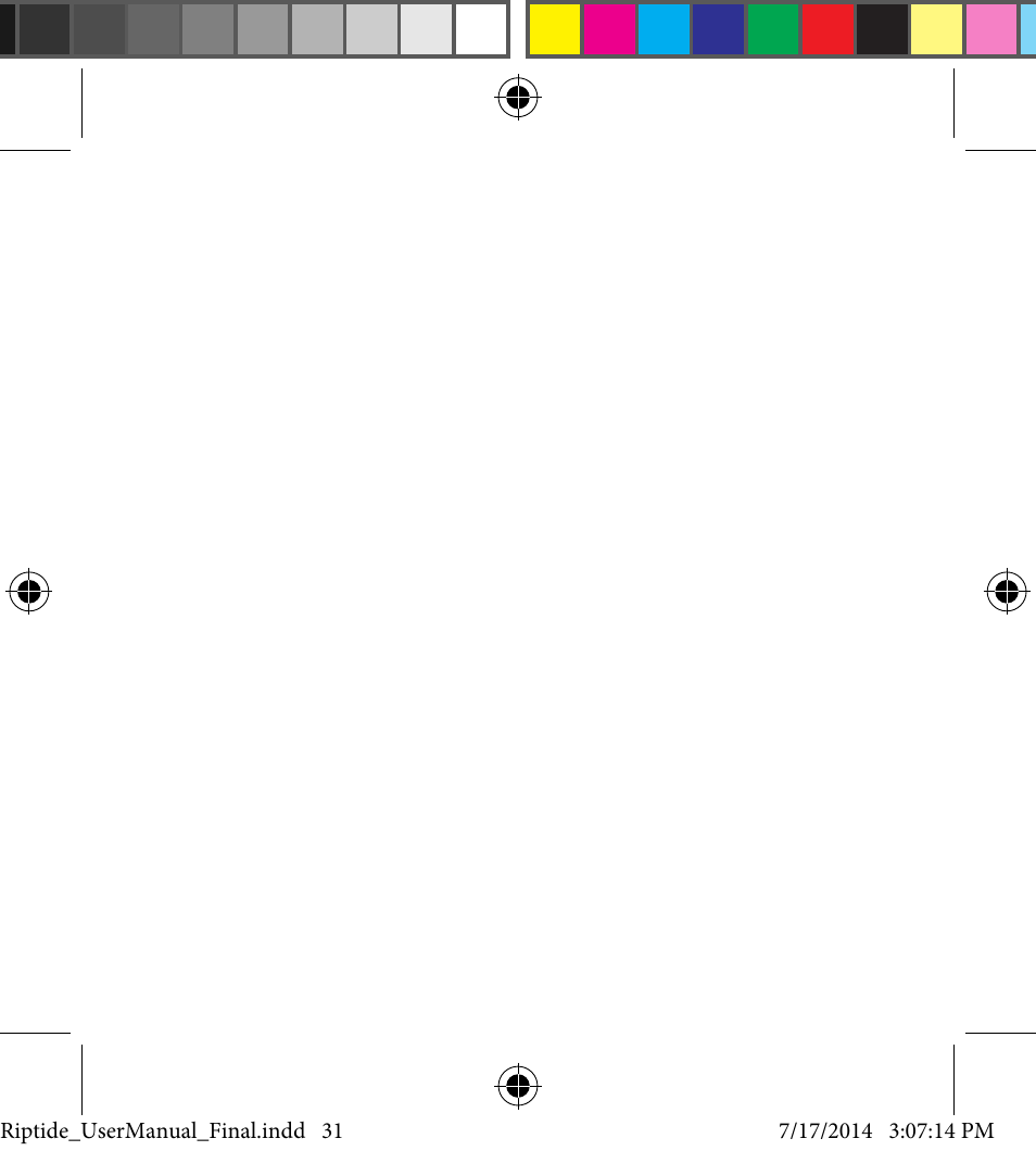 NUU Riptide User Manual | Page 31 / 32