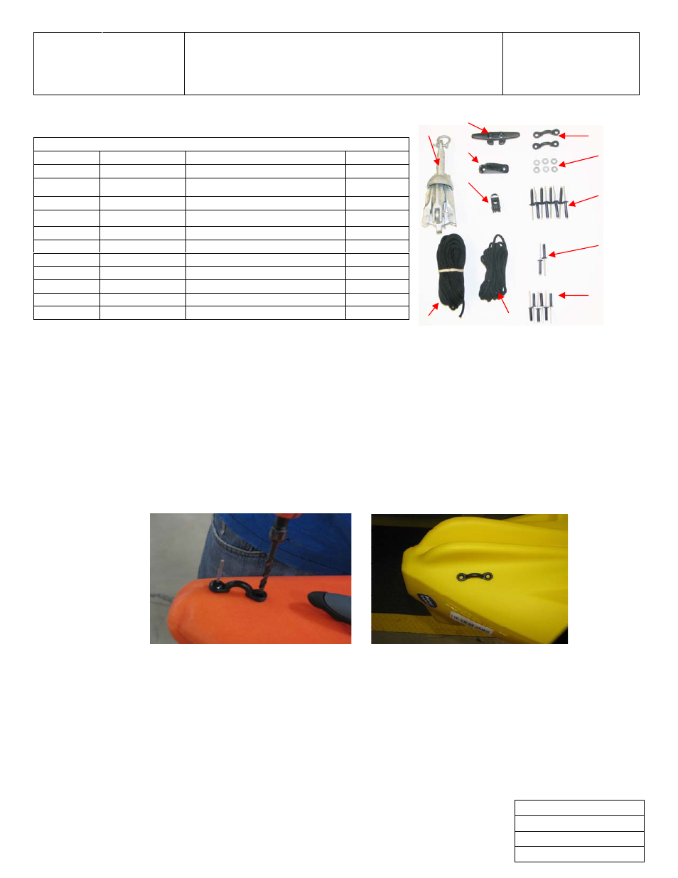 Old Town Kayak Anchor User Manual | 5 pages