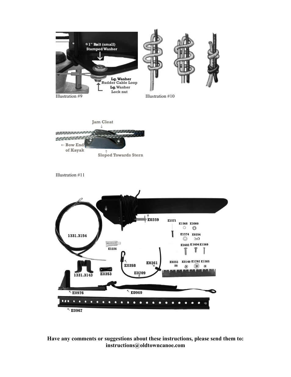 Old Town Castine Rudder User Manual | Page 4 / 4