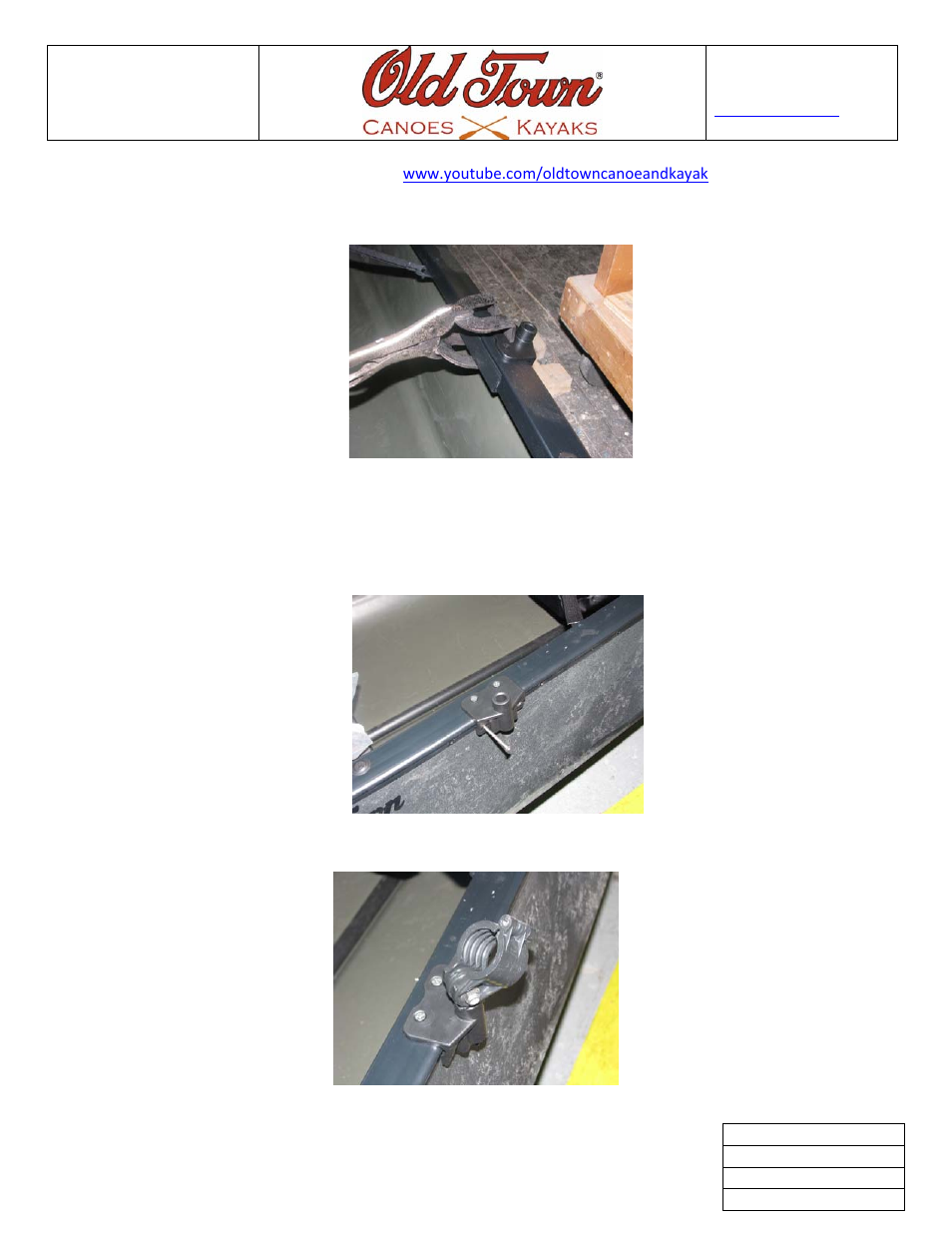 Oar socket kit installation instructions | Old Town Oar Socket User Manual | Page 2 / 2