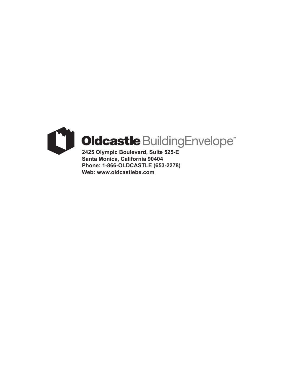 Hp-175-225 end | Oldcastle BuildingEnvelope HP-175 User Manual | Page 33 / 33