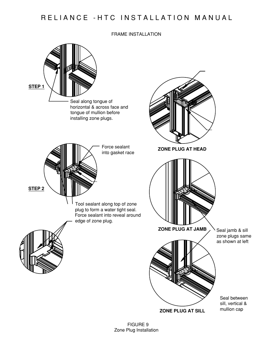 P13-zone-plug-install | Oldcastle BuildingEnvelope Reliance-HTC User Manual | Page 16 / 39