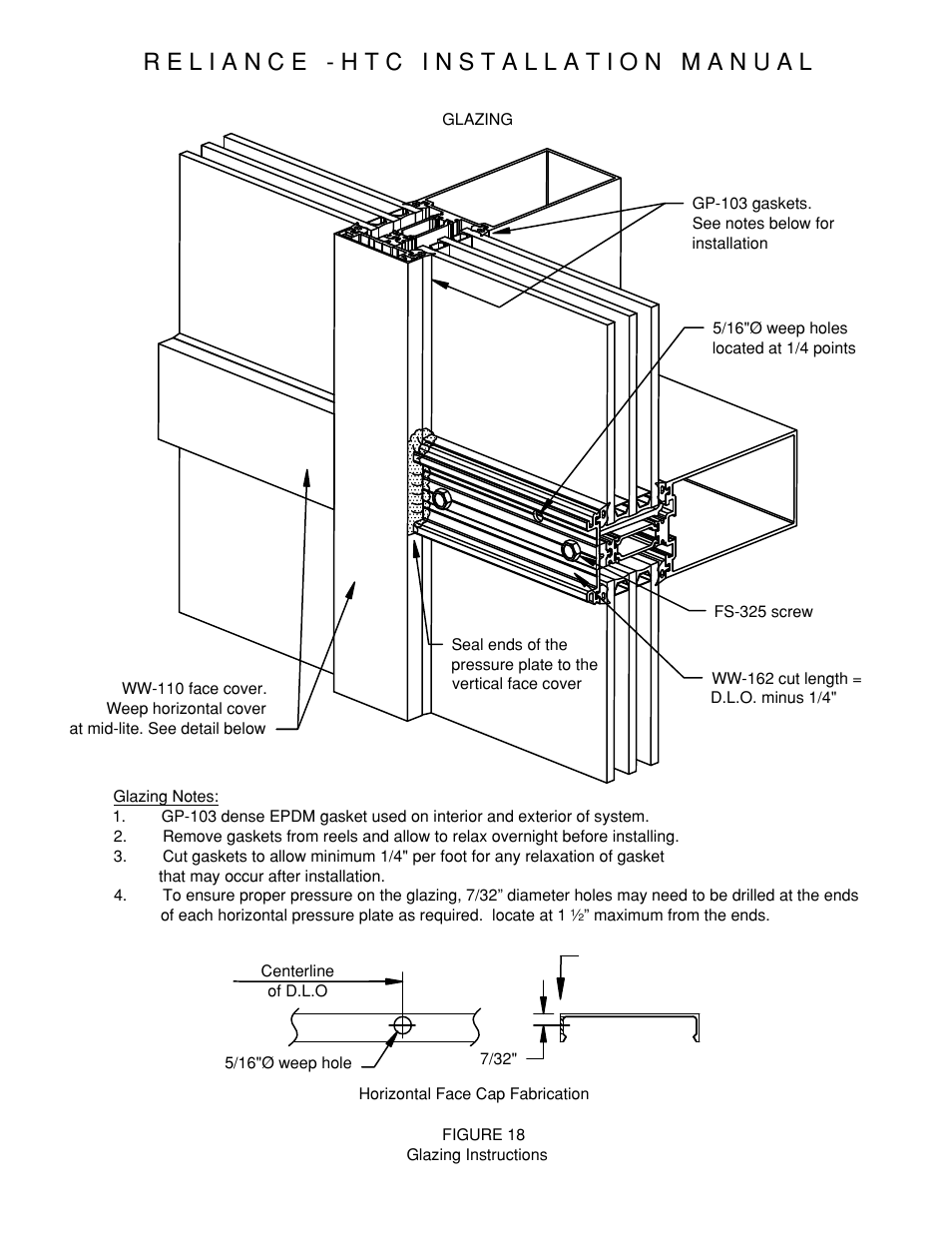 P21-face-cap-weep | Oldcastle BuildingEnvelope Reliance-HTC User Manual | Page 24 / 39