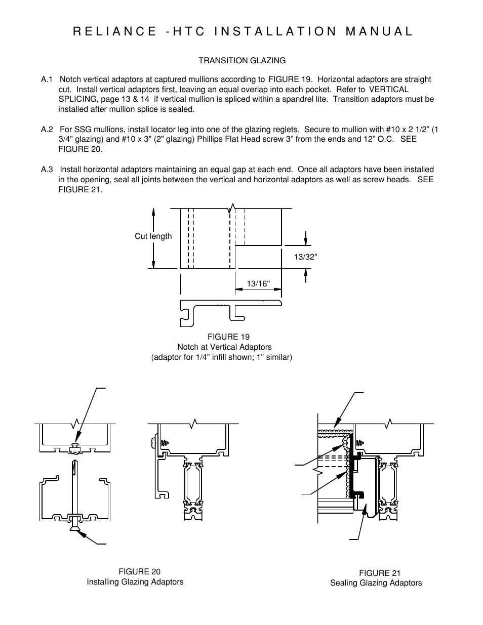 P22-transition-glazing | Oldcastle BuildingEnvelope Reliance-HTC User Manual | Page 25 / 39