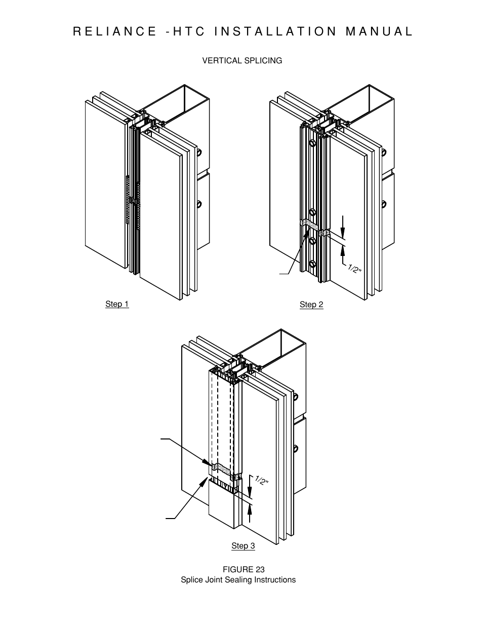 P25-splice-jt-sealing | Oldcastle BuildingEnvelope Reliance-HTC User Manual | Page 28 / 39