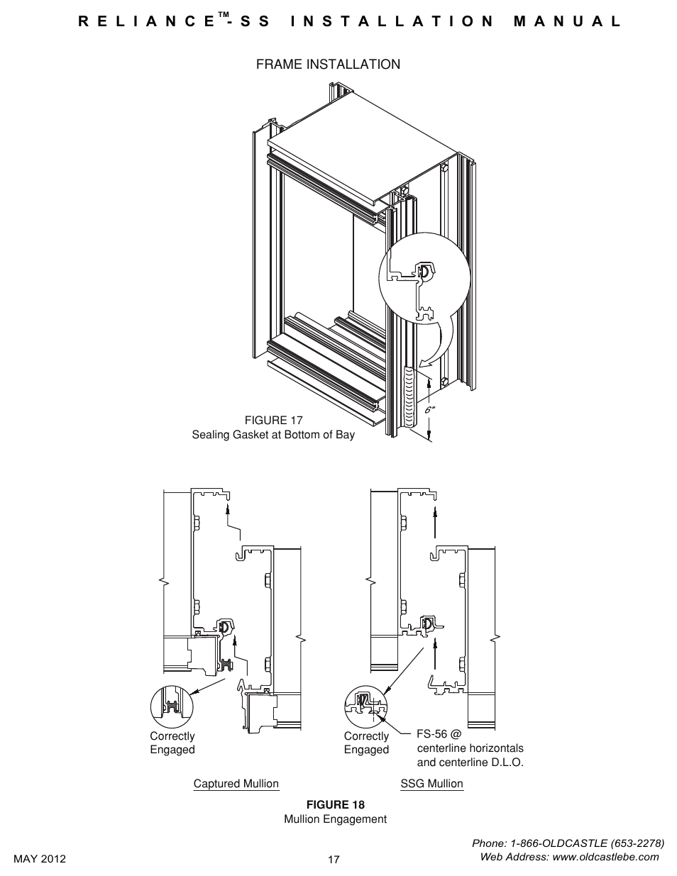 Mullion-engagement | Oldcastle BuildingEnvelope Reliance-SS User Manual | Page 20 / 47