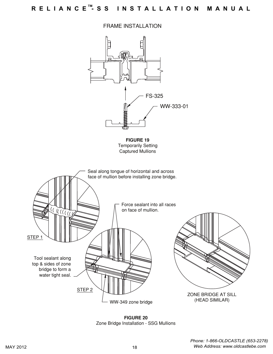 Tempretainer-zonebridge-ssg | Oldcastle BuildingEnvelope Reliance-SS User Manual | Page 21 / 47