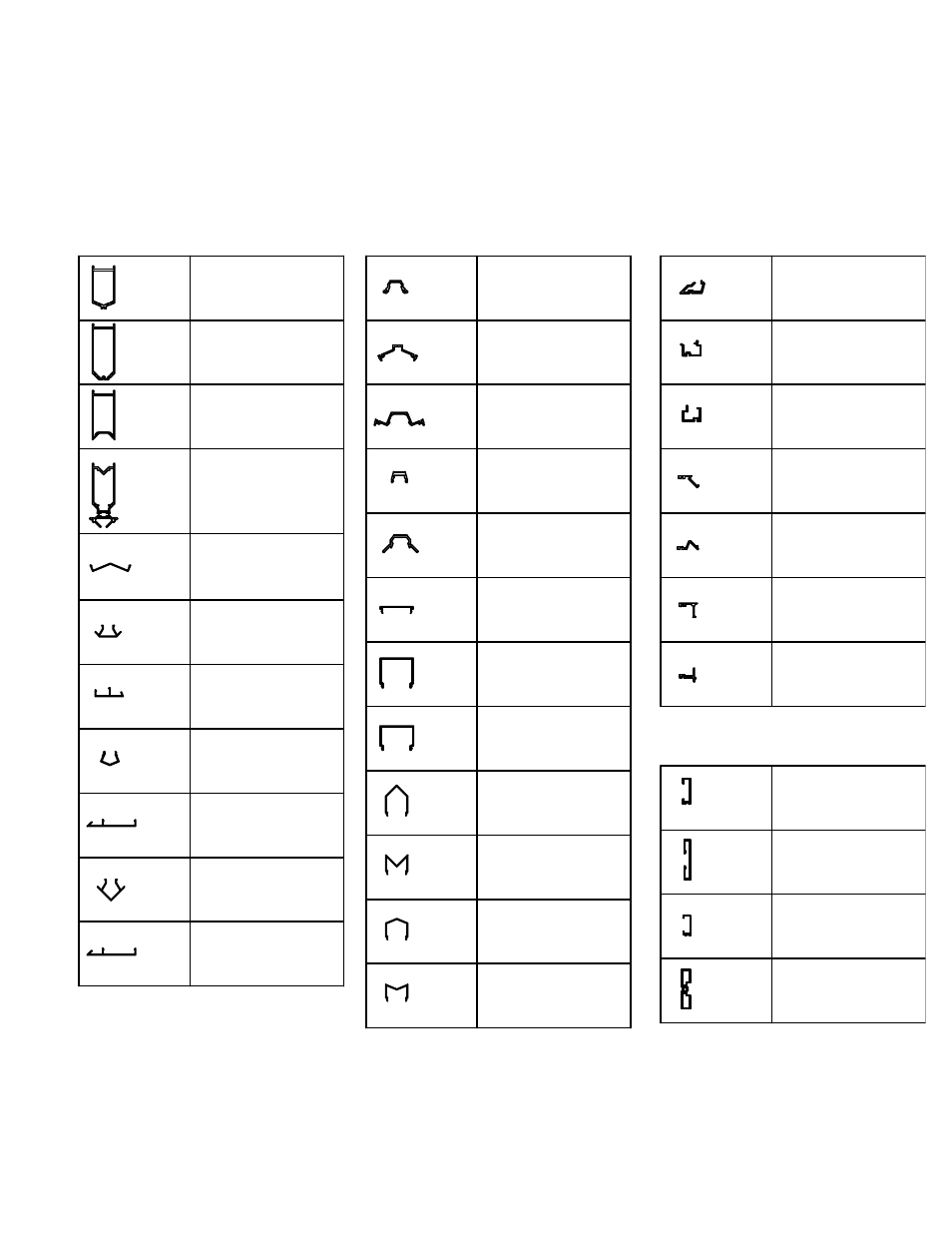 44 parts list, Face covers, Corner mullions | Interior trim, Corner pressure plates, Glazing adaptors, Corner mullion door extrusions | Oldcastle BuildingEnvelope Reliance-TC User Manual | Page 44 / 46