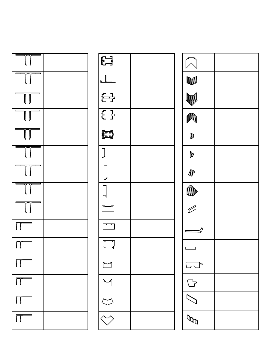 45 parts list, Parts list, Accessories | Oldcastle BuildingEnvelope Reliance-TC User Manual | Page 45 / 46