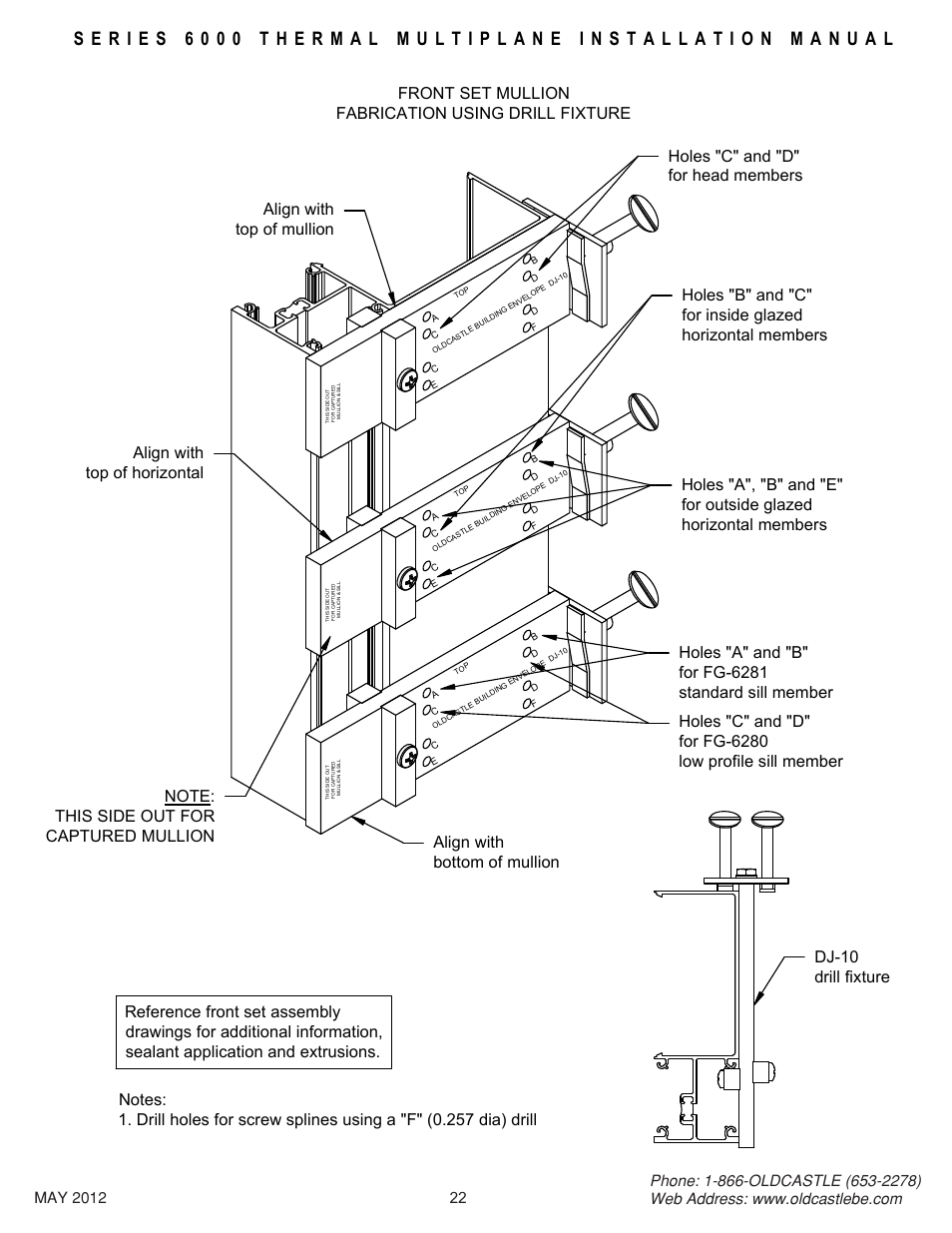 22_fs_drill_jig | Oldcastle BuildingEnvelope 6000 Series Thermal MultiPlane User Manual | Page 23 / 34