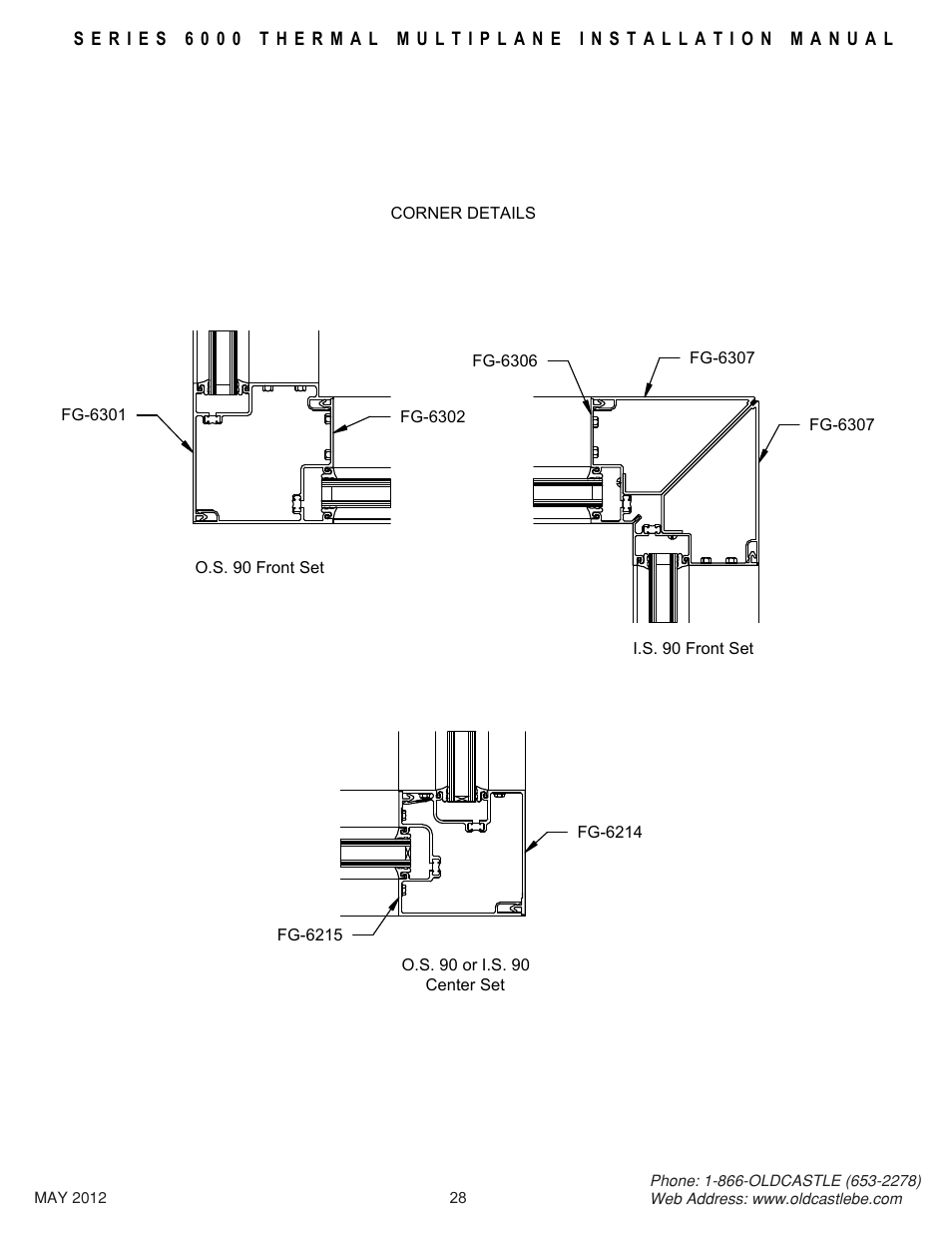 28_corners | Oldcastle BuildingEnvelope 6000 Series Thermal MultiPlane User Manual | Page 29 / 34