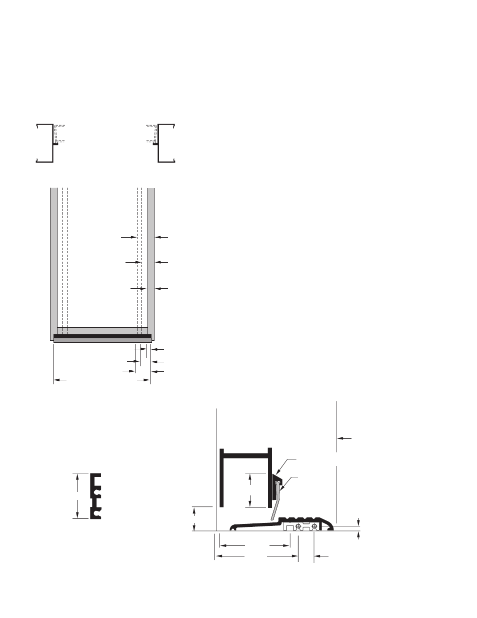Install threshold, Figure 1 figure 2 | Oldcastle BuildingEnvelope Thermal Clad Door and Frame User Manual | Page 12 / 31