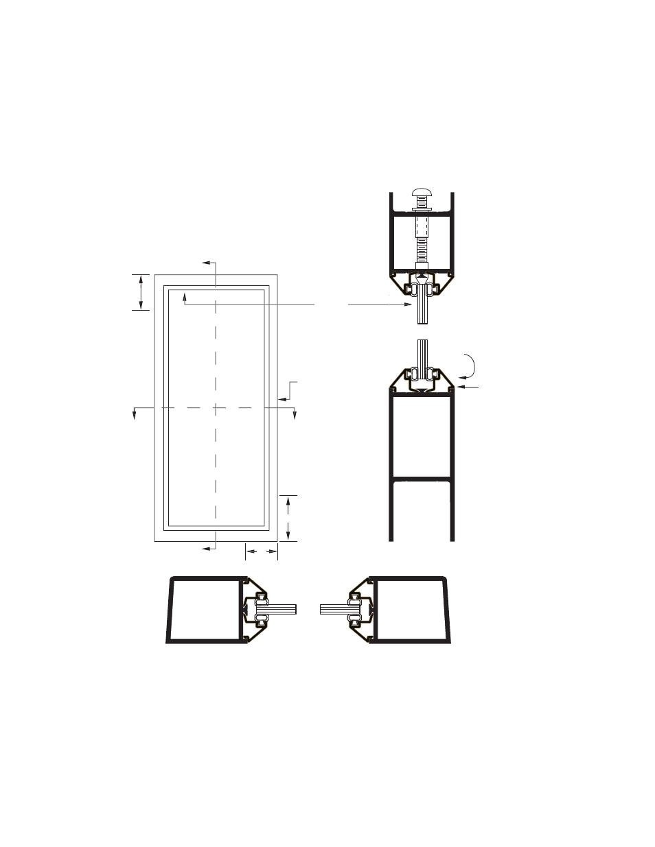 Door glazing | Oldcastle BuildingEnvelope Thermal Clad Door and Frame User Manual | Page 16 / 31