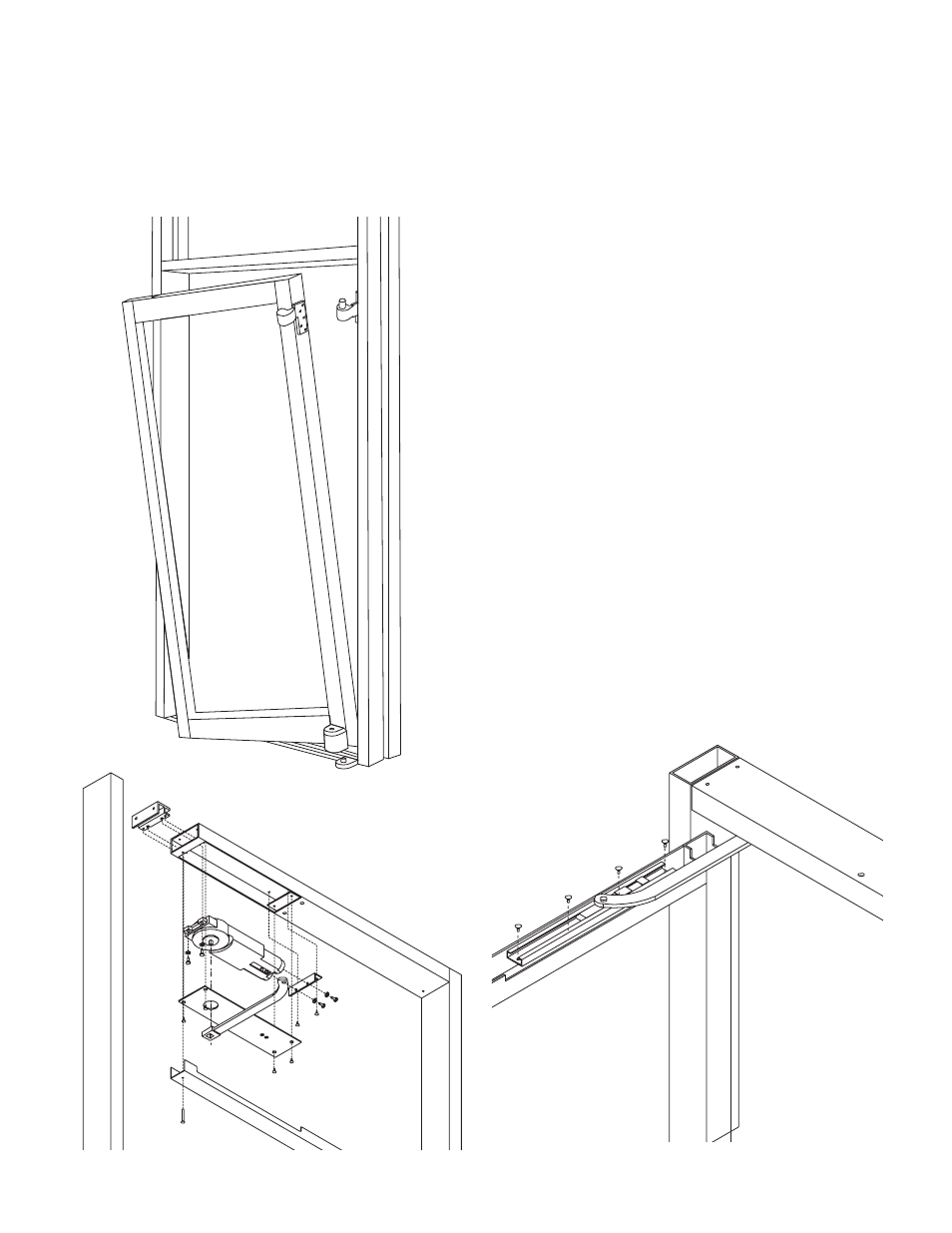 Install-offset door-w-ohcc | Oldcastle BuildingEnvelope Thermal Clad Door and Frame User Manual | Page 20 / 31