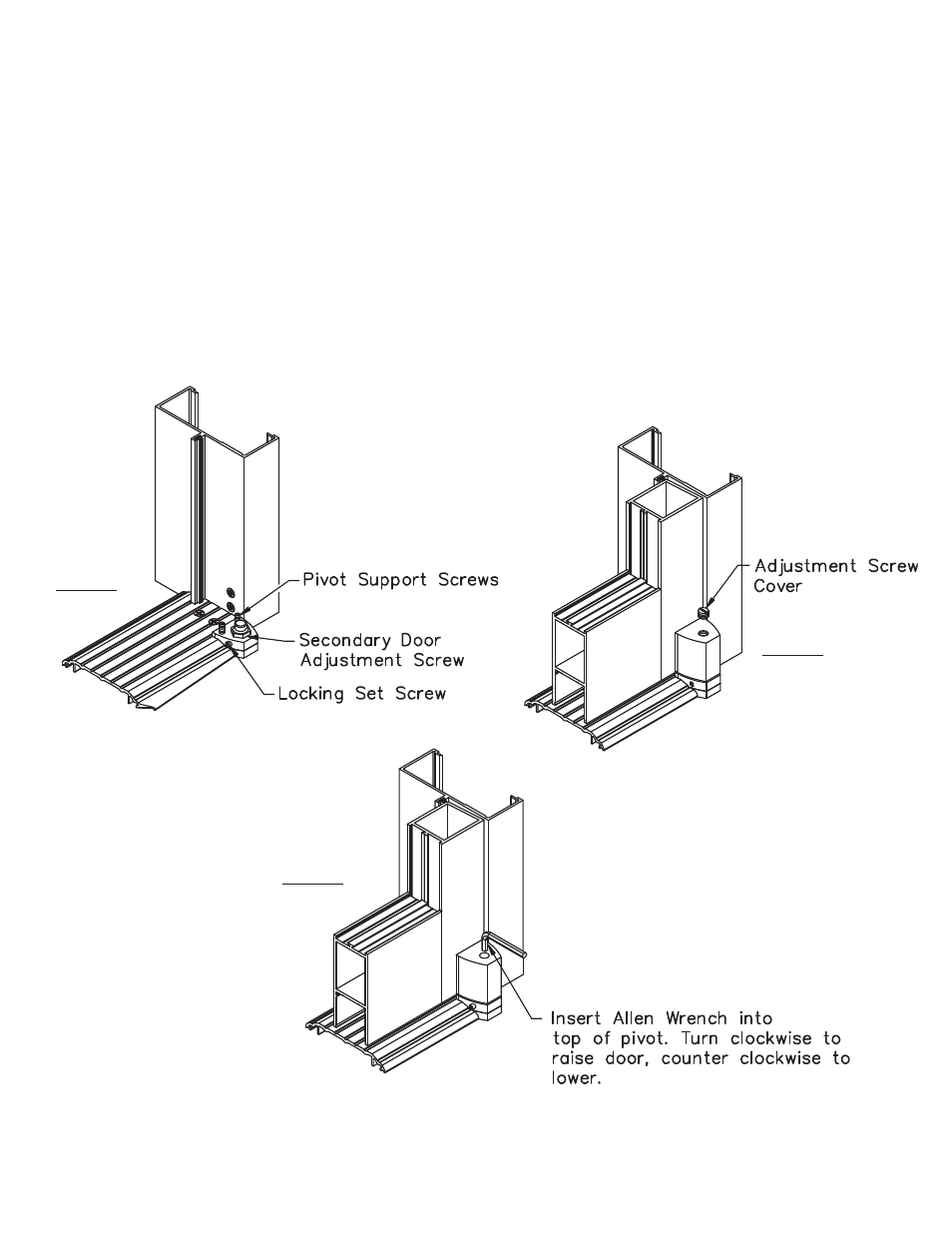 Final adjustments, Final adjustments to door | Oldcastle BuildingEnvelope Thermal Clad Door and Frame User Manual | Page 26 / 31